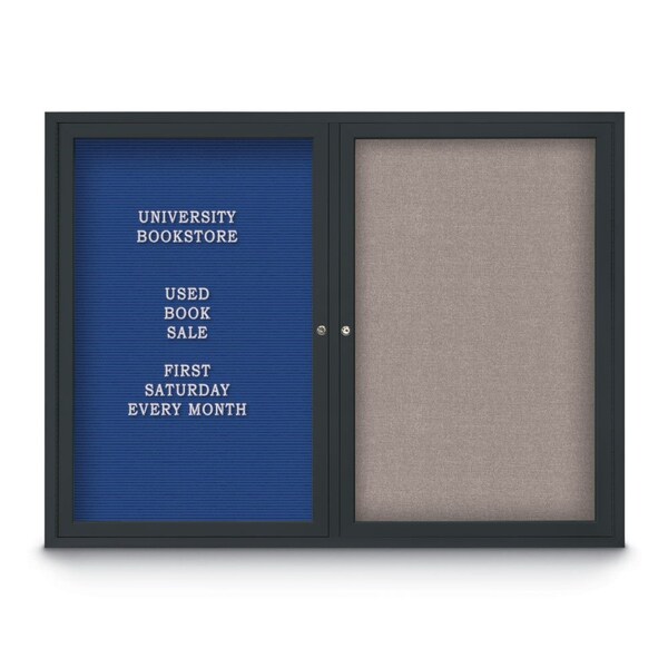 Corkboard, Cobalt/Black, 18" X 24"